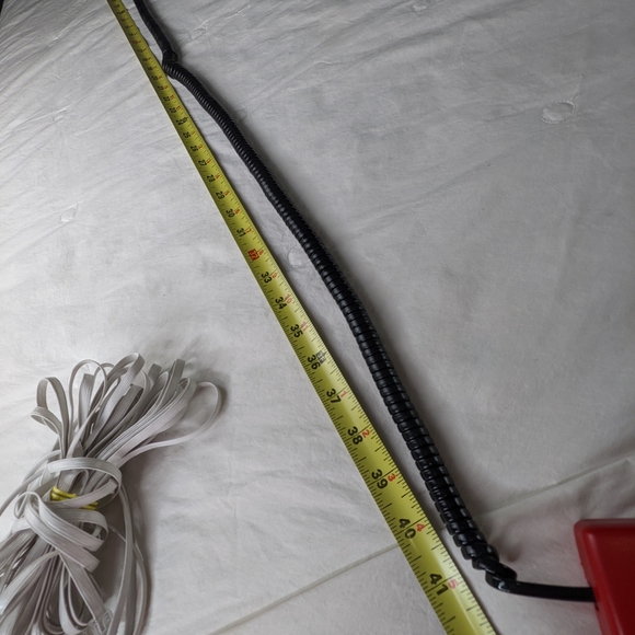 AT&T Exeter Vintage 1990's corded landline telephone desktop table red - Picture 16 of 16